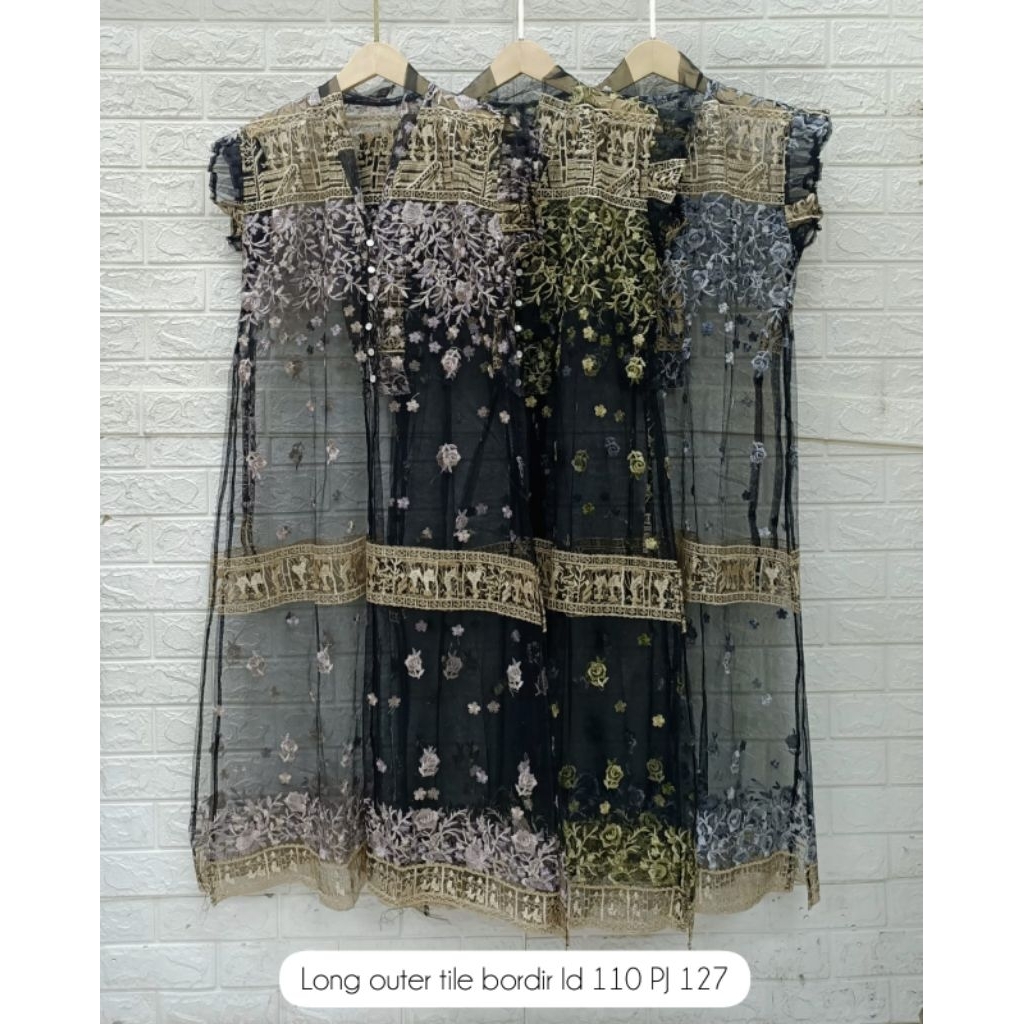 Long outer tile bordir premium