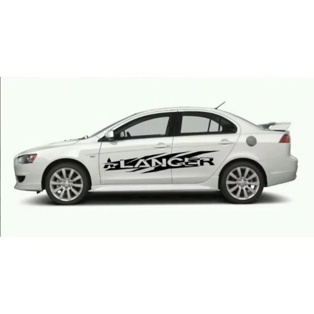Sticker mobil lancer sedan Vios dll stiker list terlaris mobil lancer sedan keren terbaru