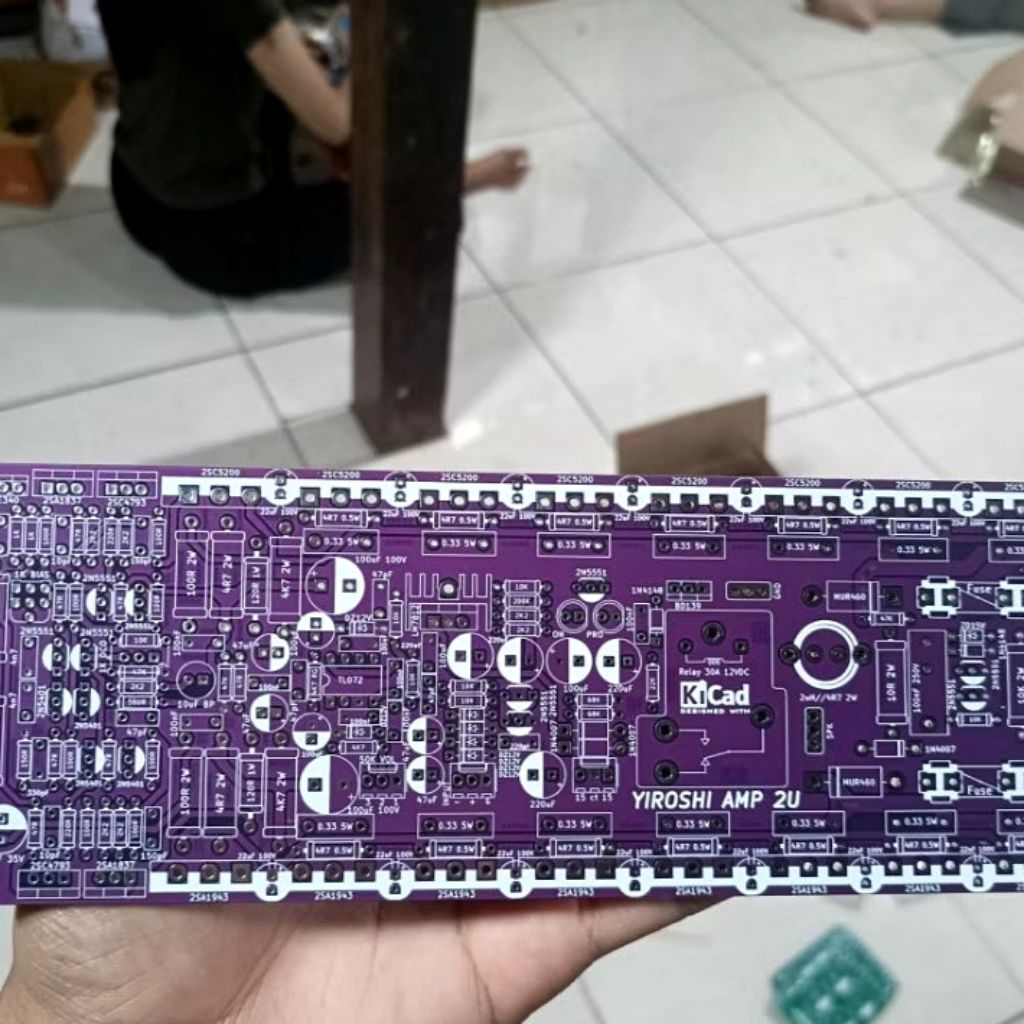 PCB Driver Yiroshi 2u dobel layer 20cm