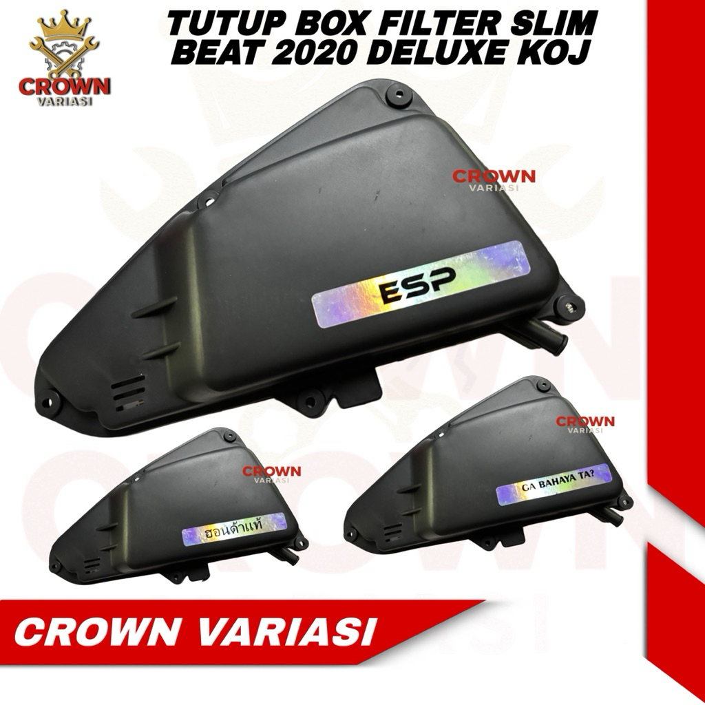 BOX FILTER SLIM BEAT DELUXE 2020-2025 KOJ BEAT STREET FI GENIO SCOOPY K1A Cover Tutup Filter Beat 20