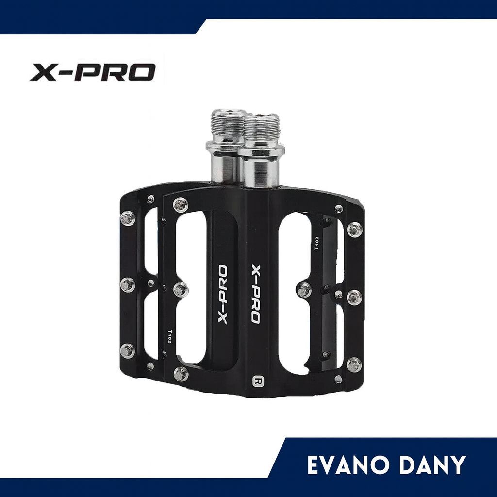 Pedal X-PRO T102 Bearing CNC Sepeda Lipat Roadbike MTB Super Loncer Original