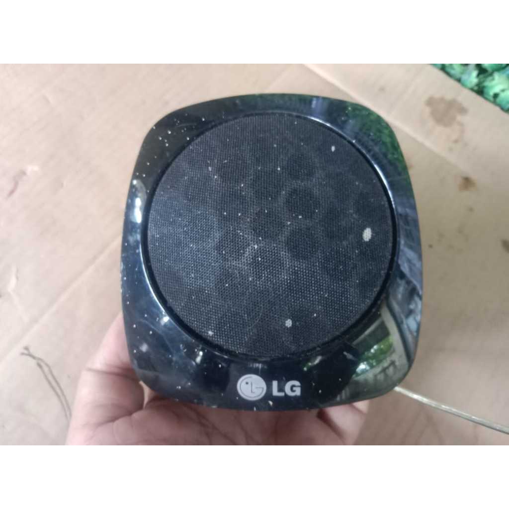 bijian copotan lg  Speaker Satelit Front LG Bekas Home Theater  System Model Black 3.5 inch 4 ohm 9w