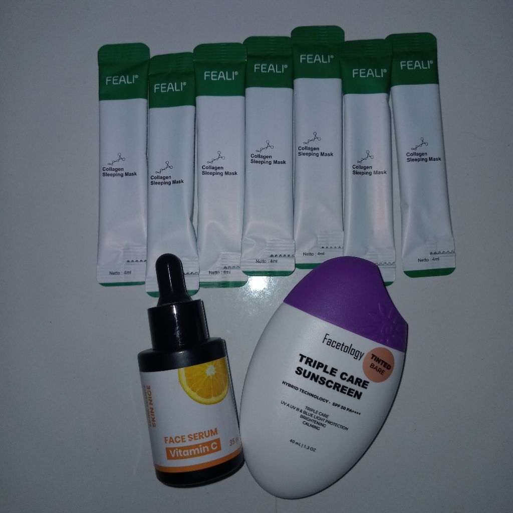 Facetology Triple Care Sunscreen Tinted Bare (Preloved)