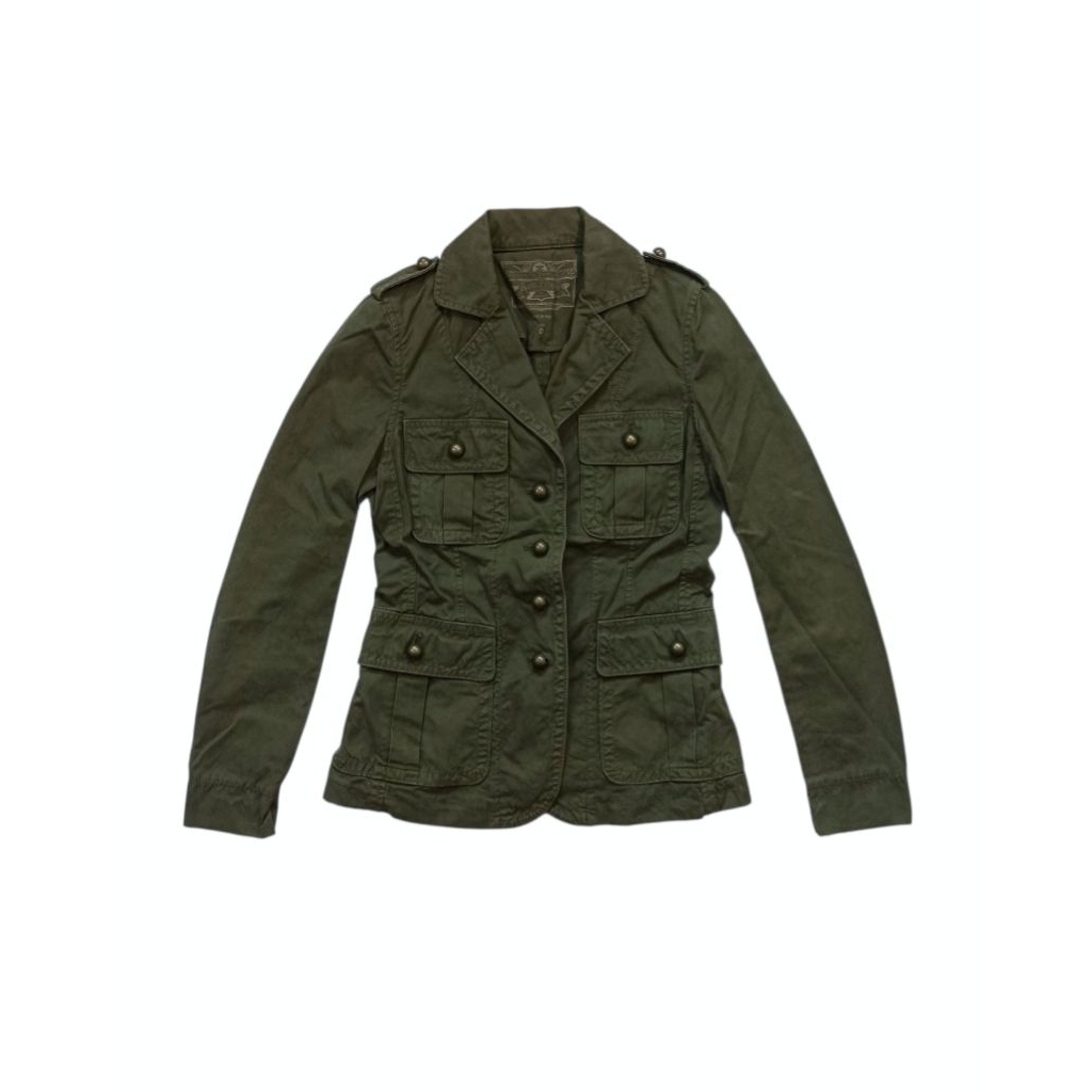 Jacket army banana republic blazer ladies