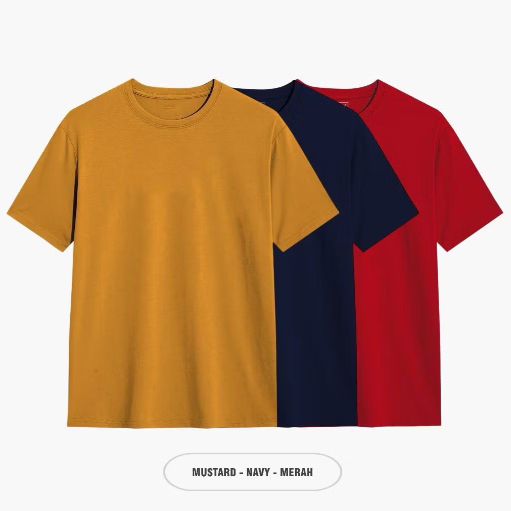 Bundling 3 Pcs Kaos Polosan 2 Unisex (PROMO COD)SANS CLOTHING-Kaos Distro Pria-Kaos Distro Terbaru 1