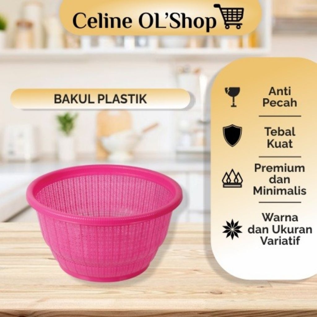 bakul plastik nasi jumbo/bakul plastik hajatan/ cepon 1 pcs