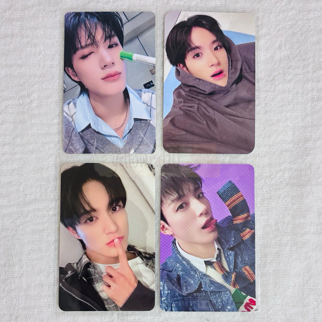 |Ready Stock| PC Photocard nct dream jeno spidol wink kyu dasi melet mangap pob benefit kms fs cafe 