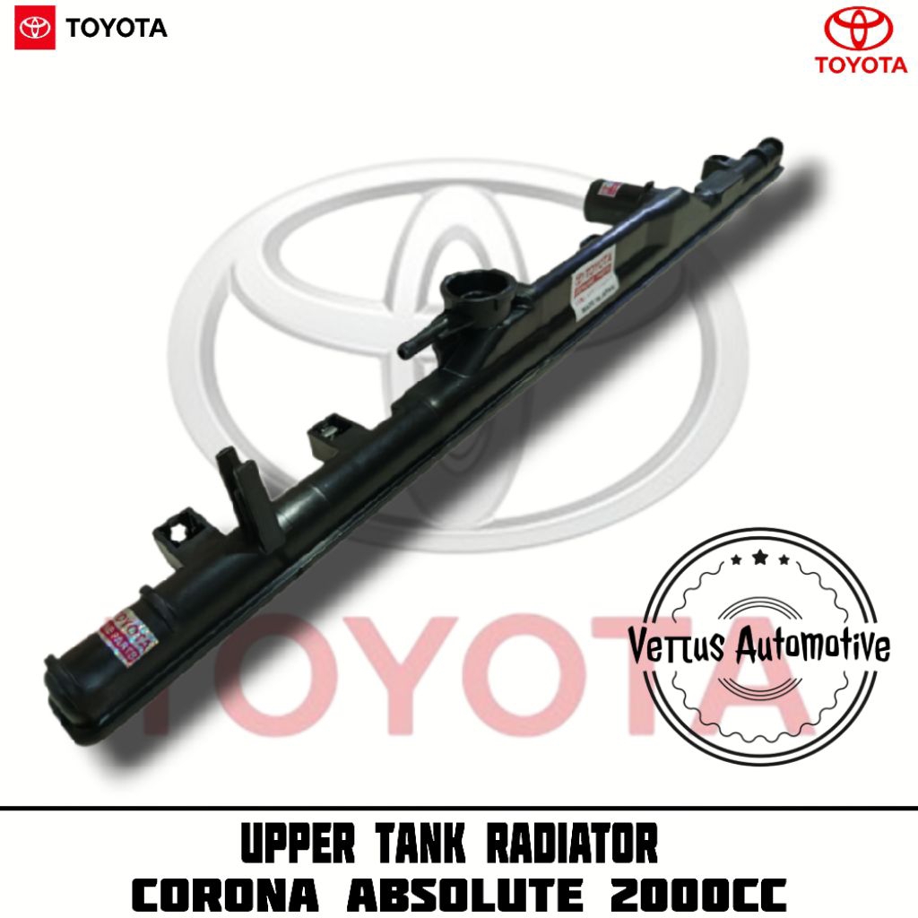 Upper Tank Radiator Toyota Corona Absolute 2000cc - Cover Radiator Atas Corona Absolute 2000cc Origi