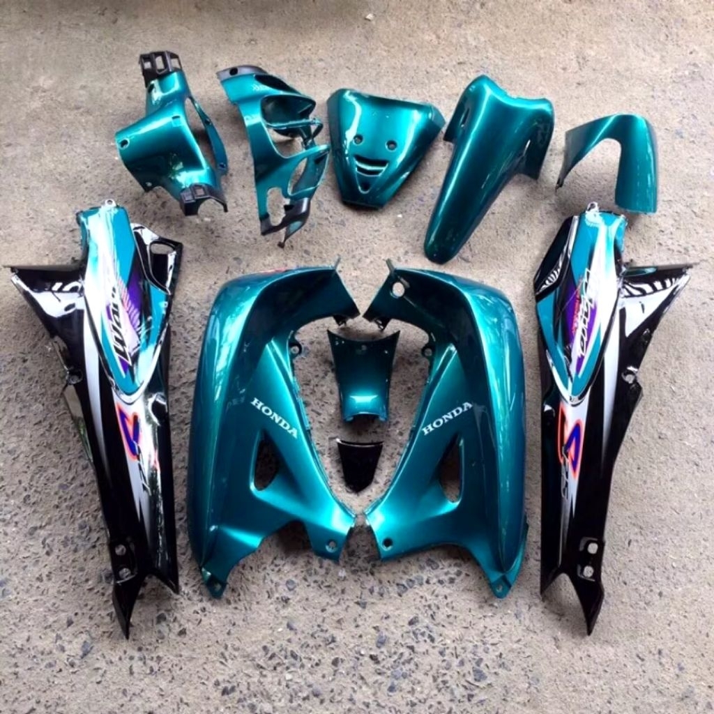 Body full set halus Bagol Kharisma 125 Original NCA HMA ARM Thailand