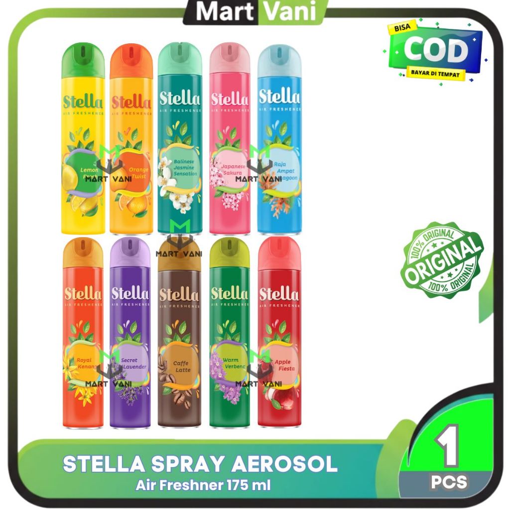 Stella Pengharum Ruangan Aerosol 175ml - Pengharum Ruangan Semprot