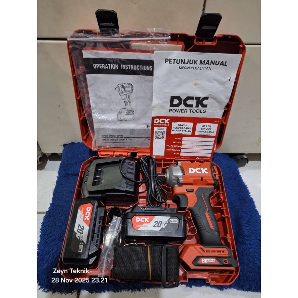 Bor Impact Wrench DCK KDPB358 Type EM
