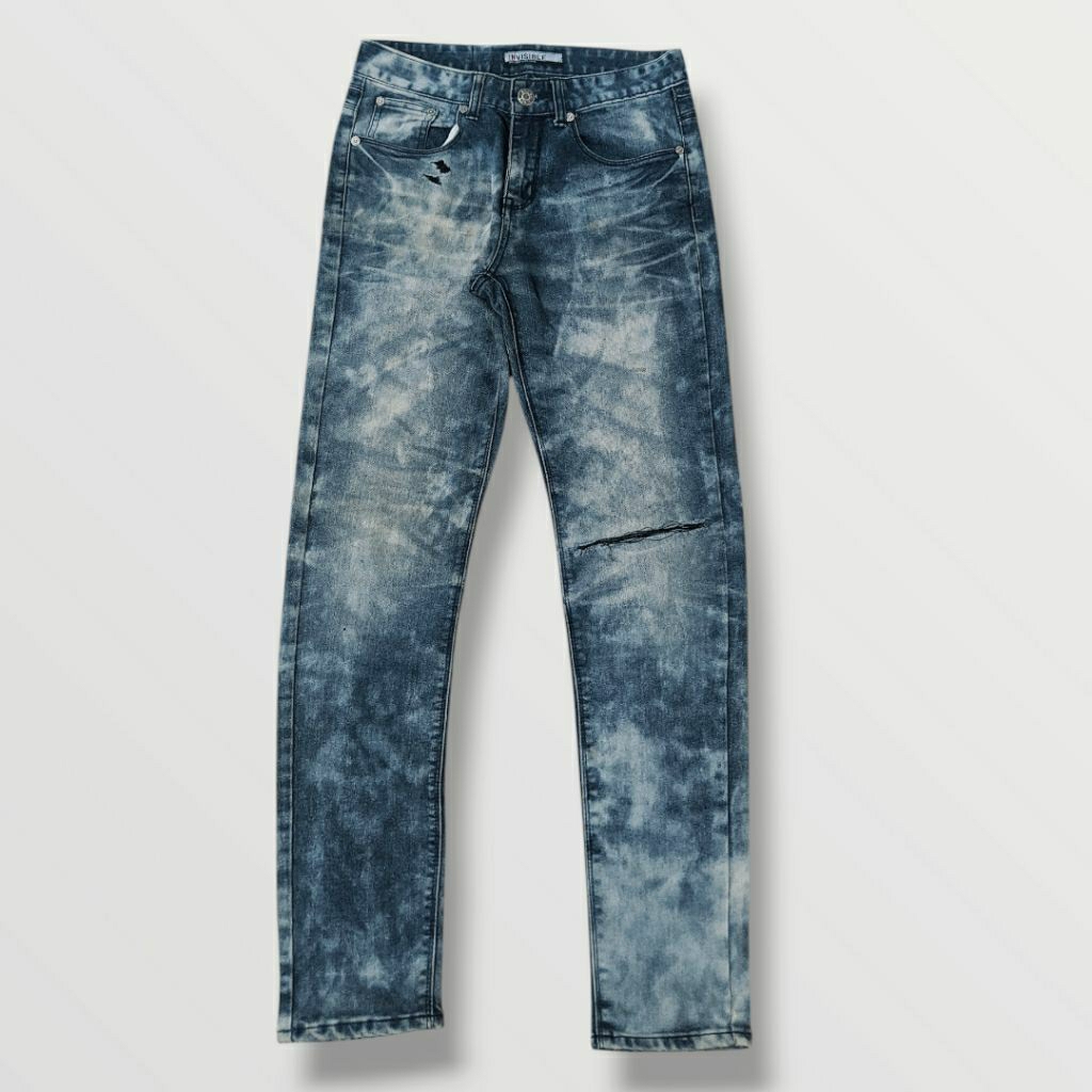 JEANS INVISIBLE TIEDYE RIPED SIZE 29