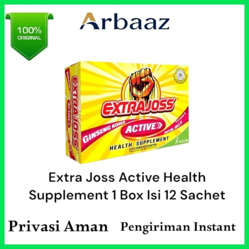 Extra Joss Active 1 Box 12 Sachet