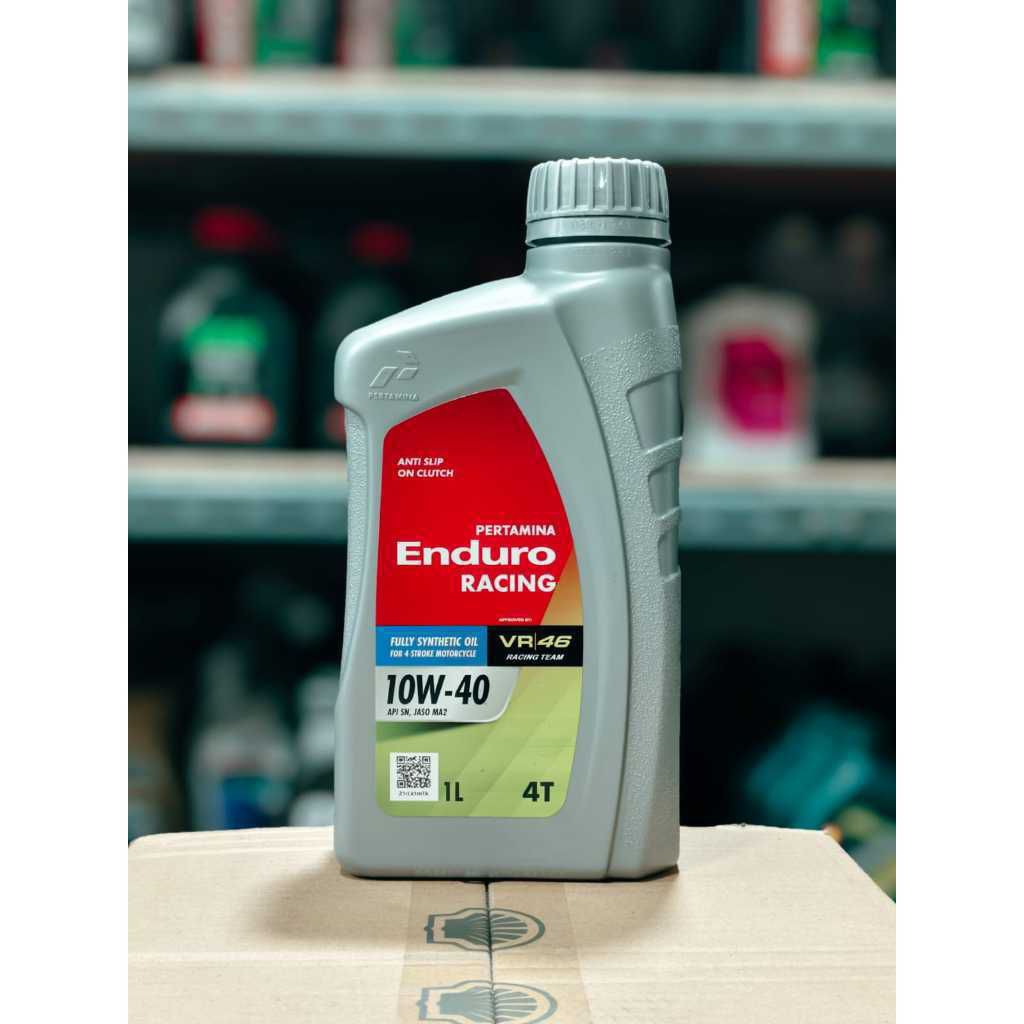 Pertamina Enduro Racing 1 Liter 10w40 JASO Ma2 API SJ Oli Motor Sport