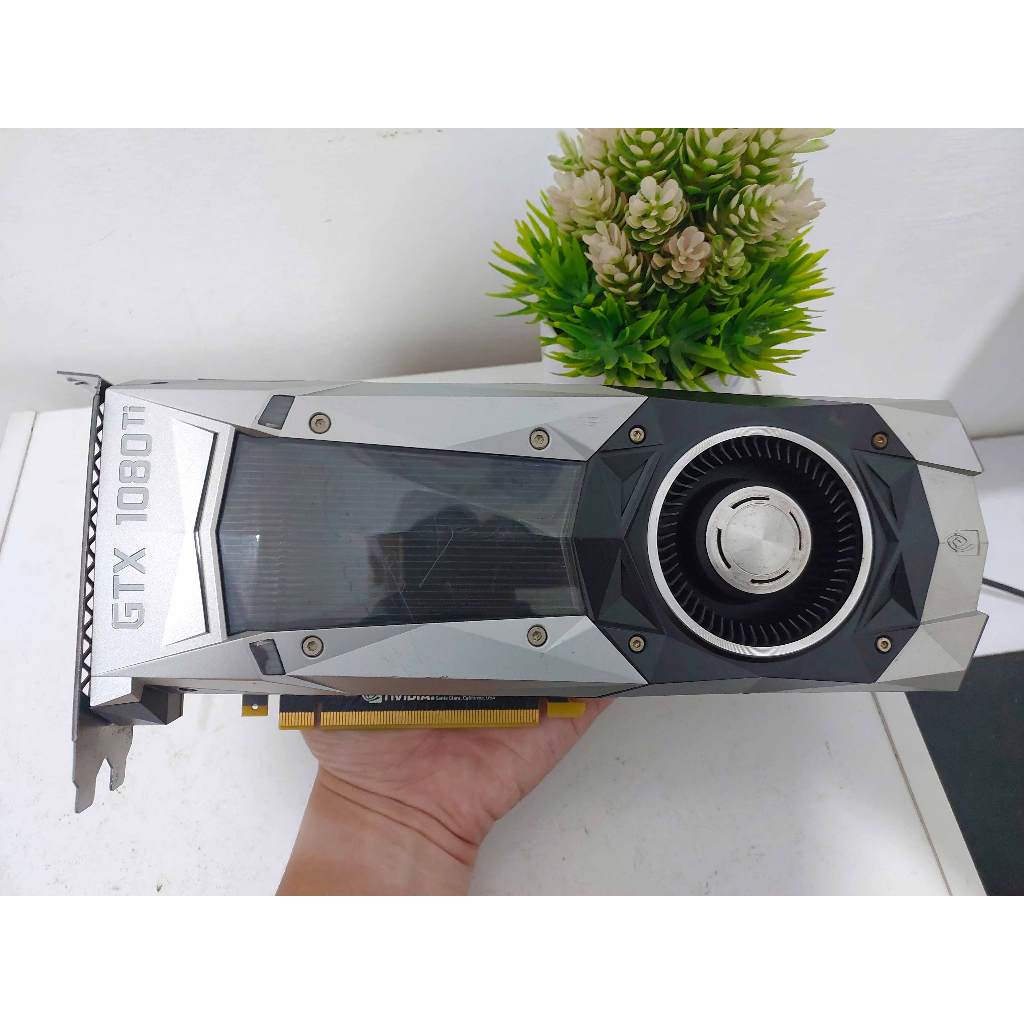 ASUS GTX 1080 Ti Founder Edition 11GB GDDR5X 352Bit kondisi muluss | gtx 1080 | gtx 1080ti | gtx 107
