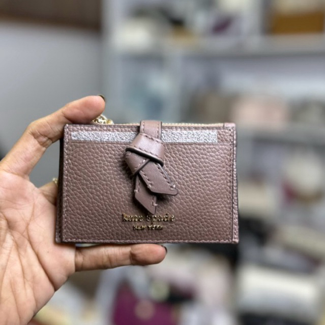 Card Wallet Knott Zip Holrder KS New