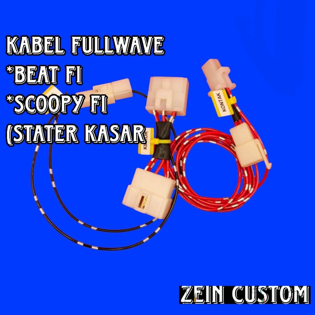KABEL SOKET SOCKET FULLWAVE BEAT FI SCOOPY FI STATER KASAR PNP KIPROK NMAX TIGER