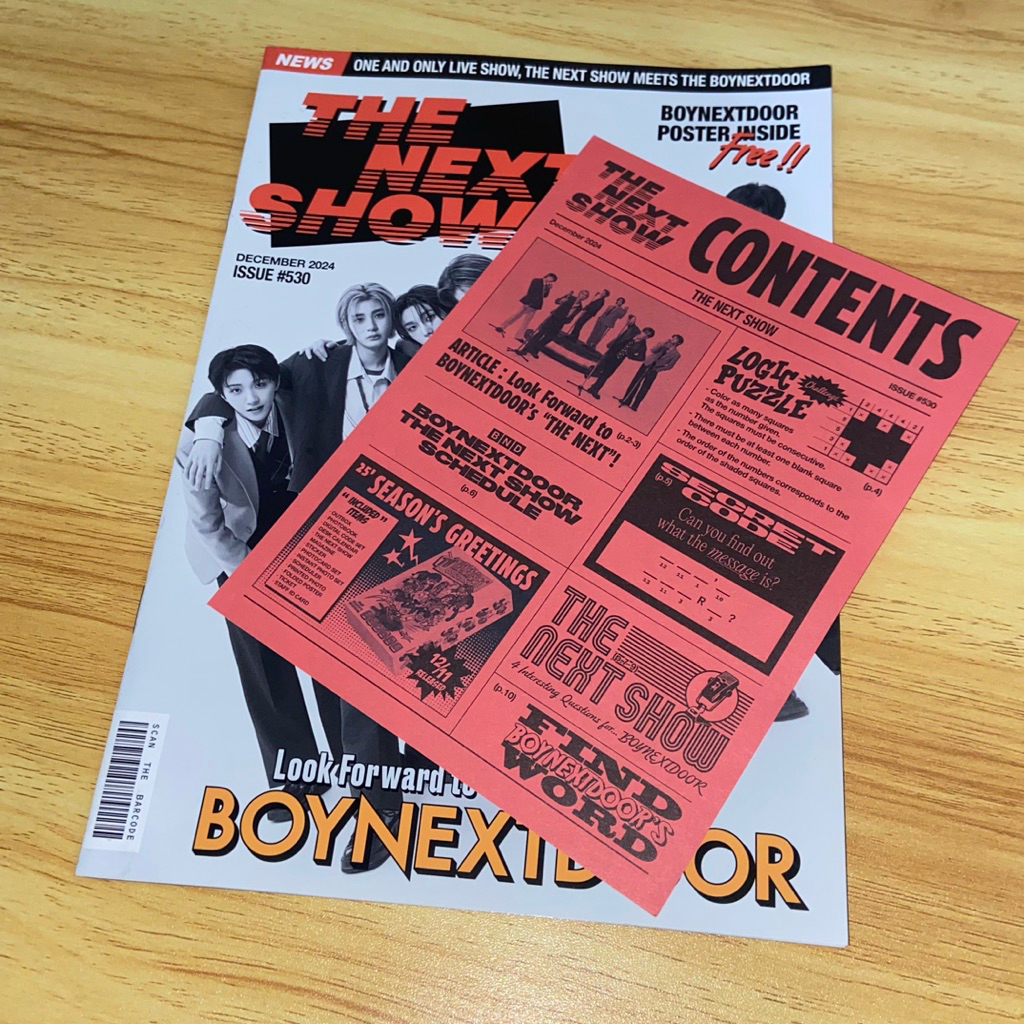 [Official] Boynextdoor Season Greetings 2025 SG25 Unsealed Magazine