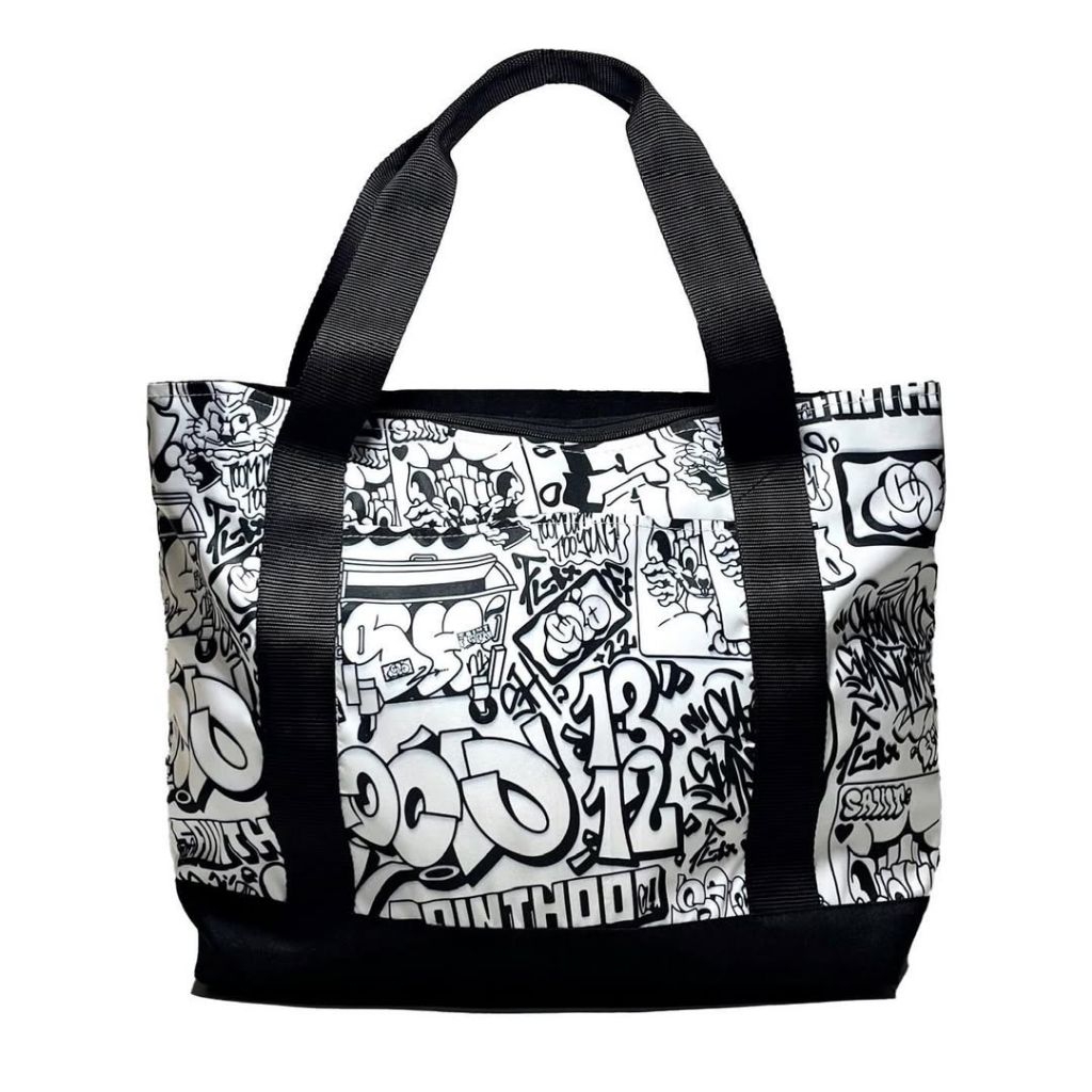 Tas Totebag - SAINTHOOD - Primal White