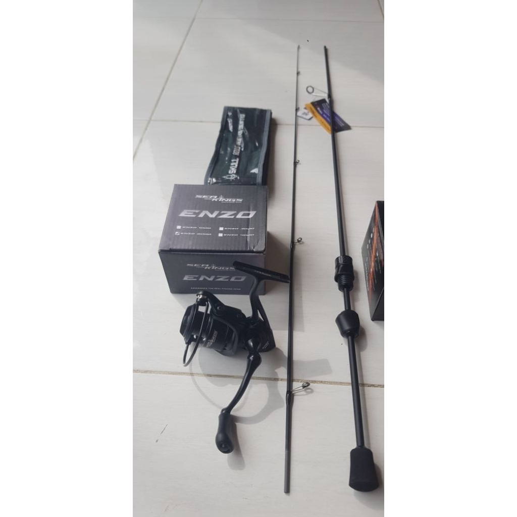 set joran seaking skull+reel enzo