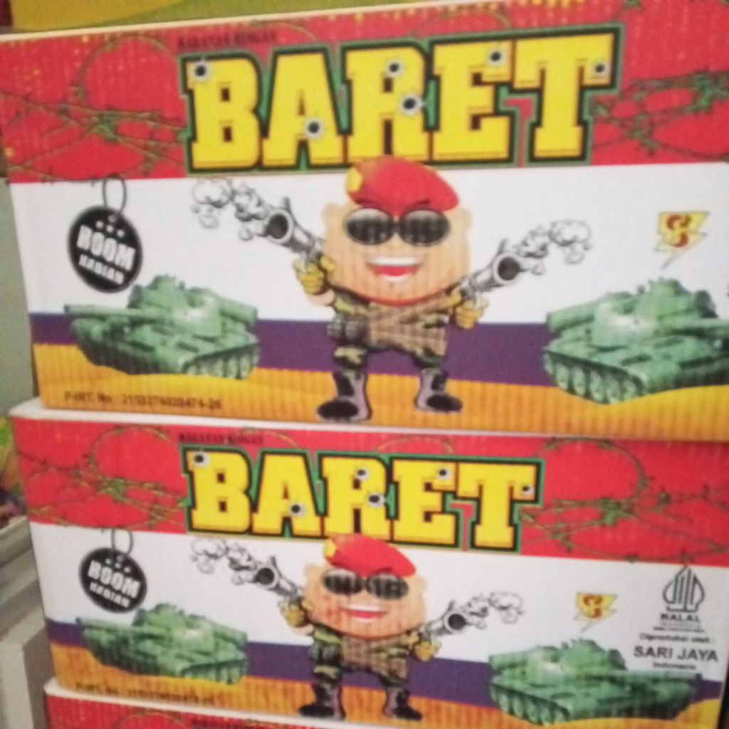 ciki baret berhadiah uang 1 dus isi 40