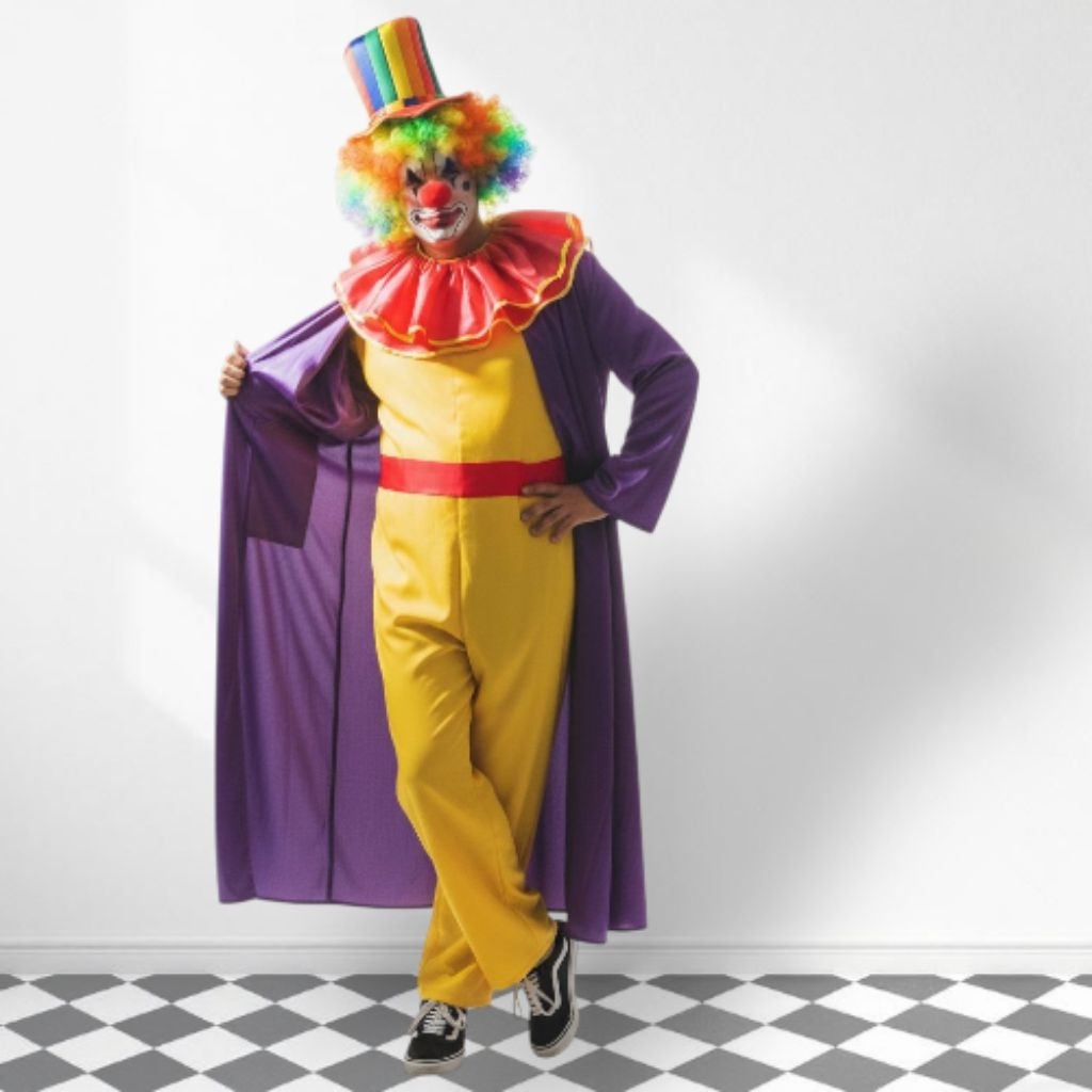 Kostum Badut sulap fullset