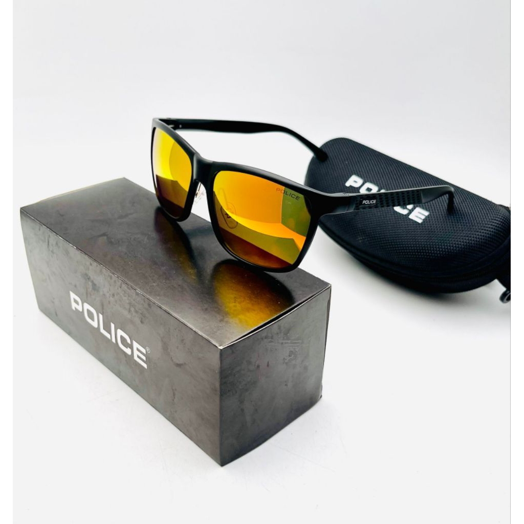 New Sungglases Grade Ori Kacamata Hitam POLICE 1944 Bahan Aluminium Lensa Polarized+UV600 Antiradias