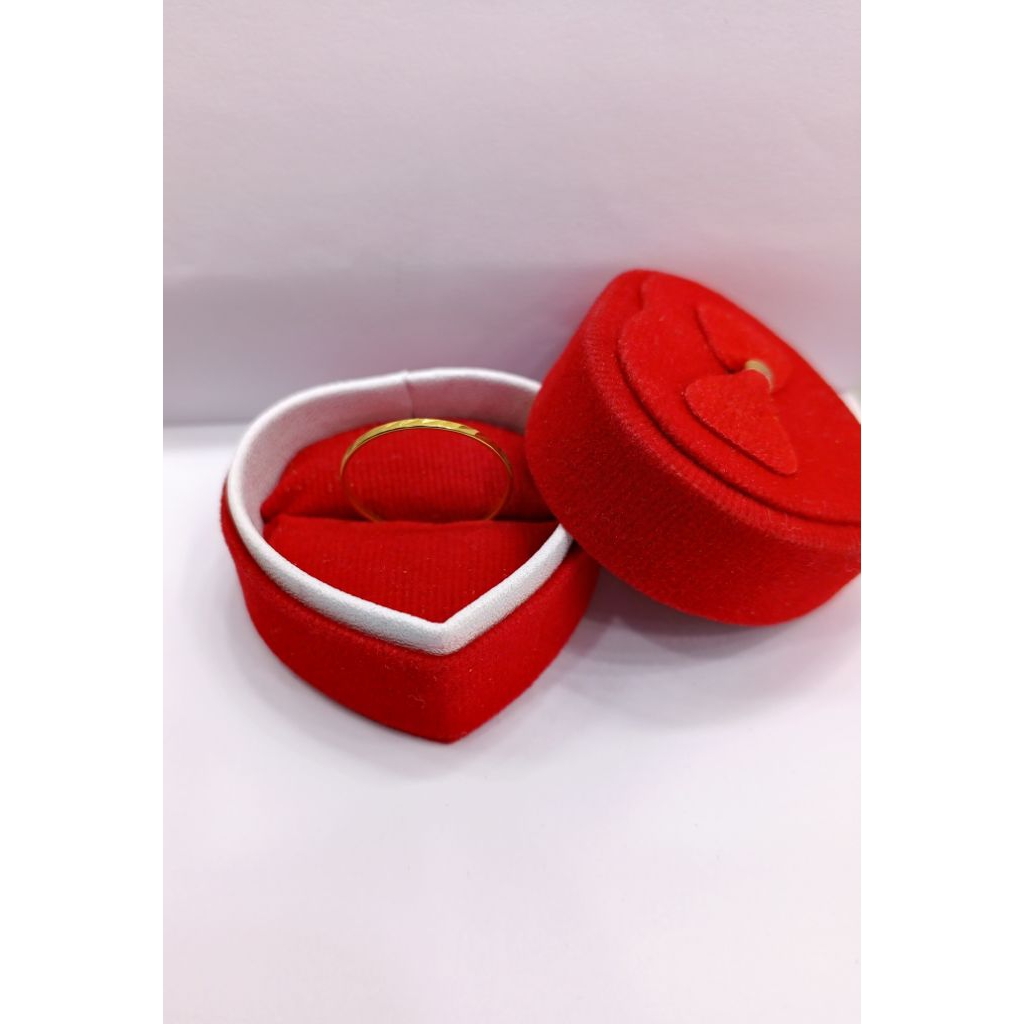 cincin polos ukir emas muda