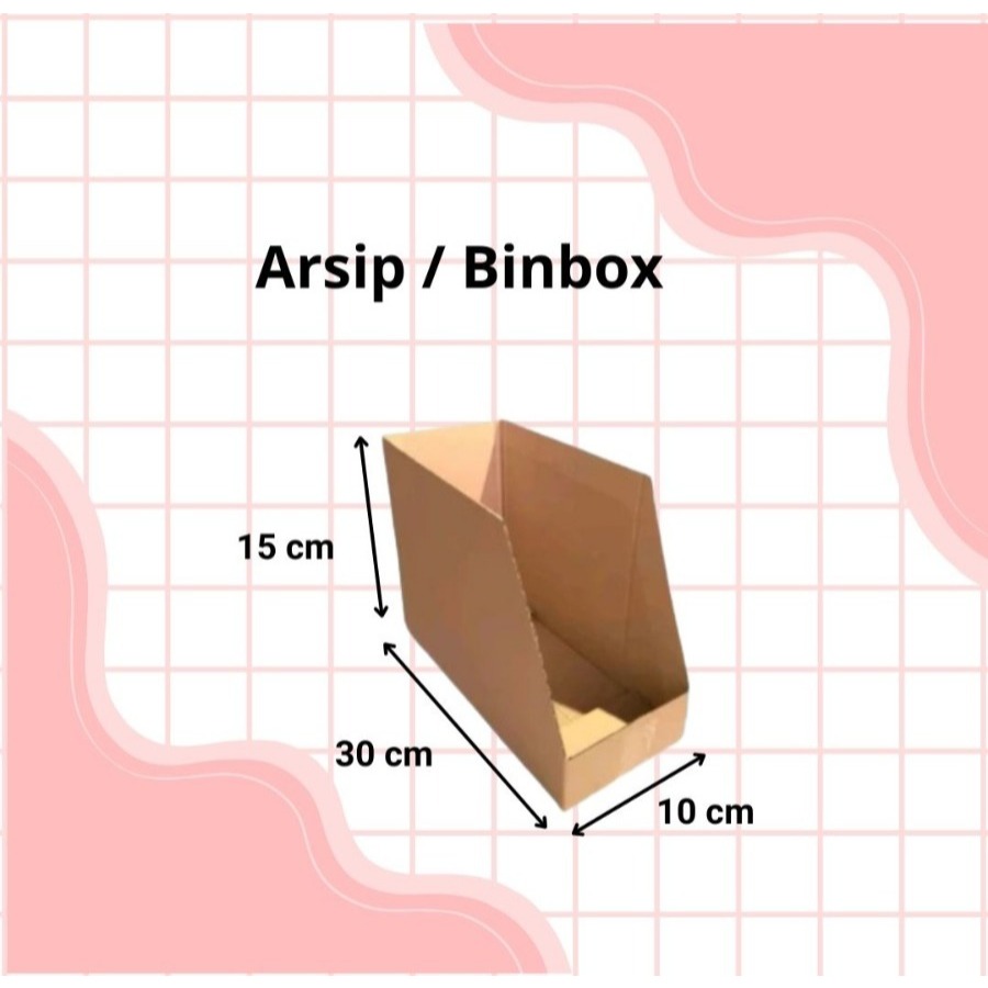 Kardus Arsip / Binbox Ukuran 30x10x15 Cm