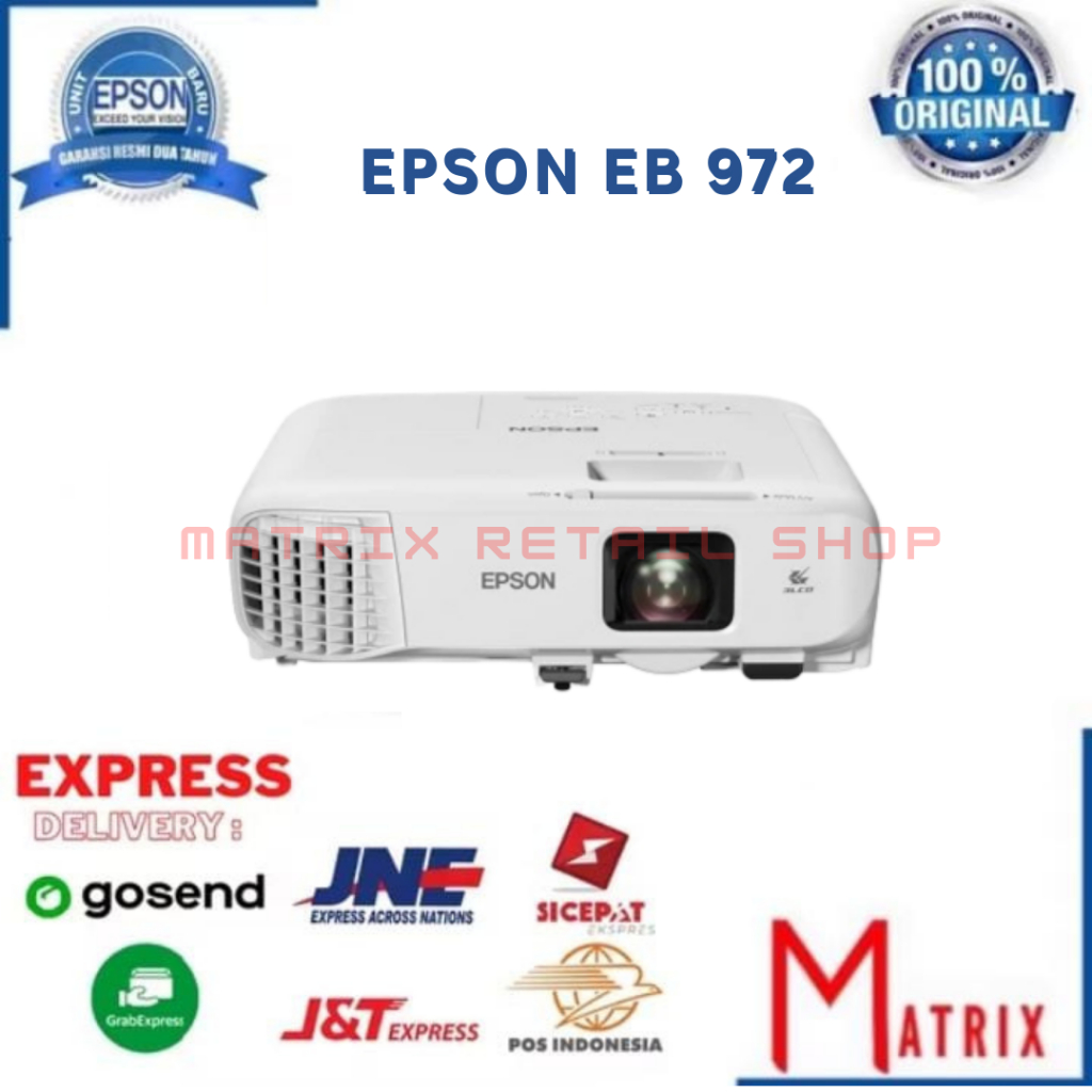 PROYEKTOR EPSON EB972 / EB-972 / EB 972 ORIGINAL