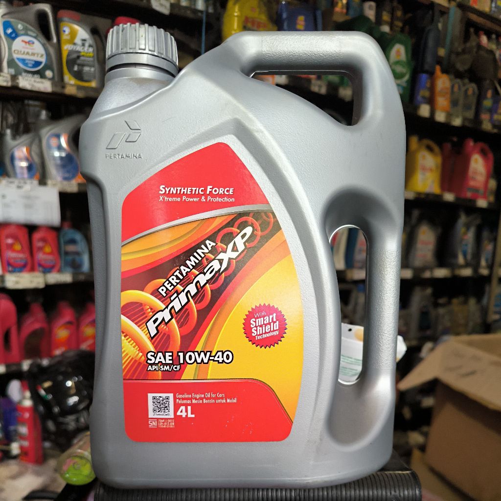 PENGGANTI Prima xp 10w-40 4ltr ( PRIMA XP 10-40 STOP PRODUKSI)PENGGANTI Prima xp 10w-40 4ltr JUMBO V
