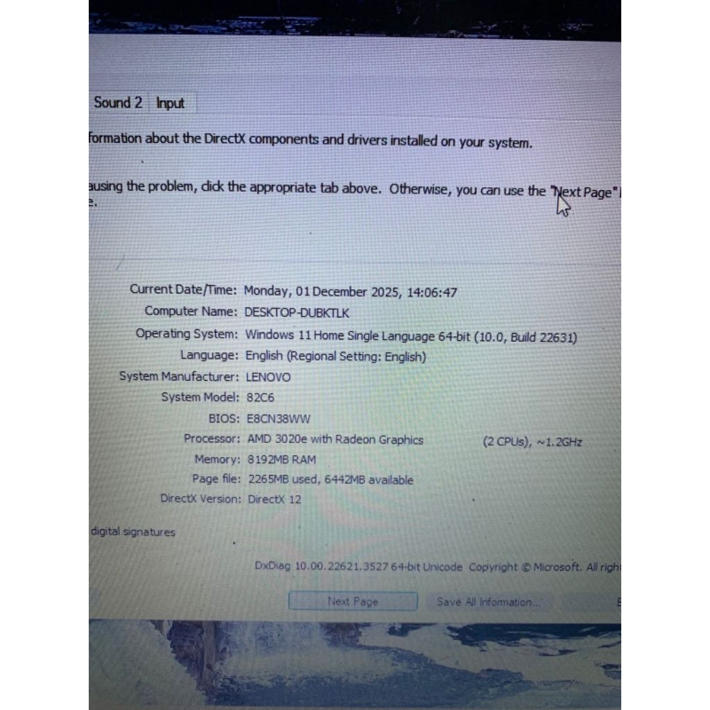 Mobo mainboard motherboard Lenovo 82C6 V14 ADA