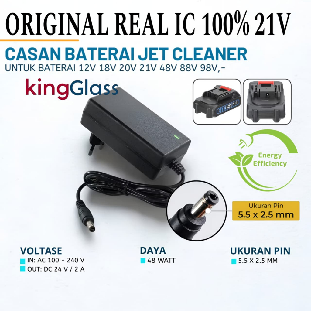 Charger Bor Impact  98vf 988vf 9888vf For Baterai ZPER Fast Charging AP96 APR JAPAN TECHNOLOGY Origi