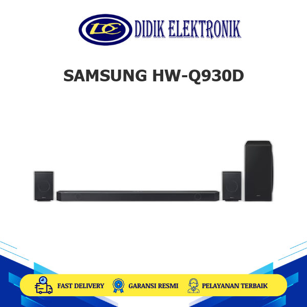 Samsung HW‑Q930D Soundbar Dolby Atmos 9.1.4 Q‑Symphony Q930D HWQ930D ( Bukan S95TR )
