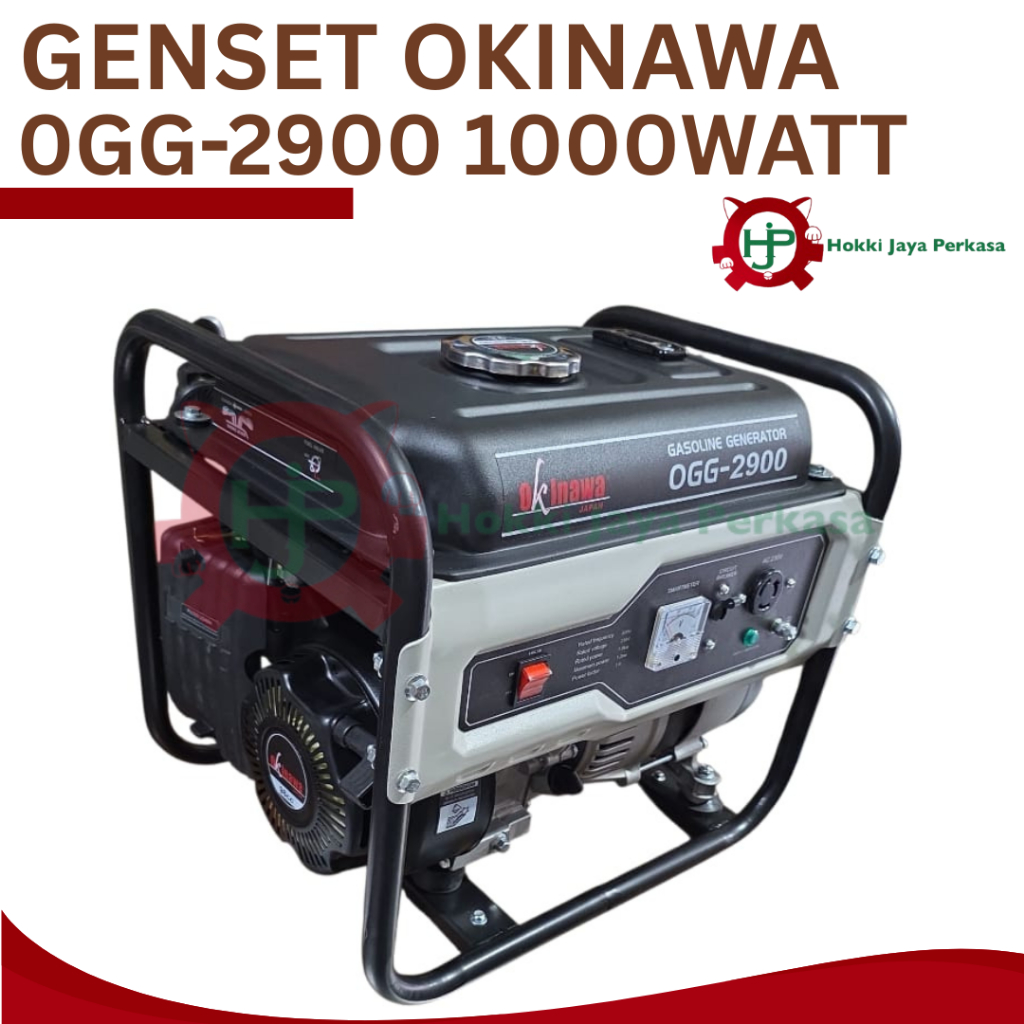 OKINAWA Genset OGG-2900 Output 1000Watt Genset Output 1Kw Gulungan Tembaga