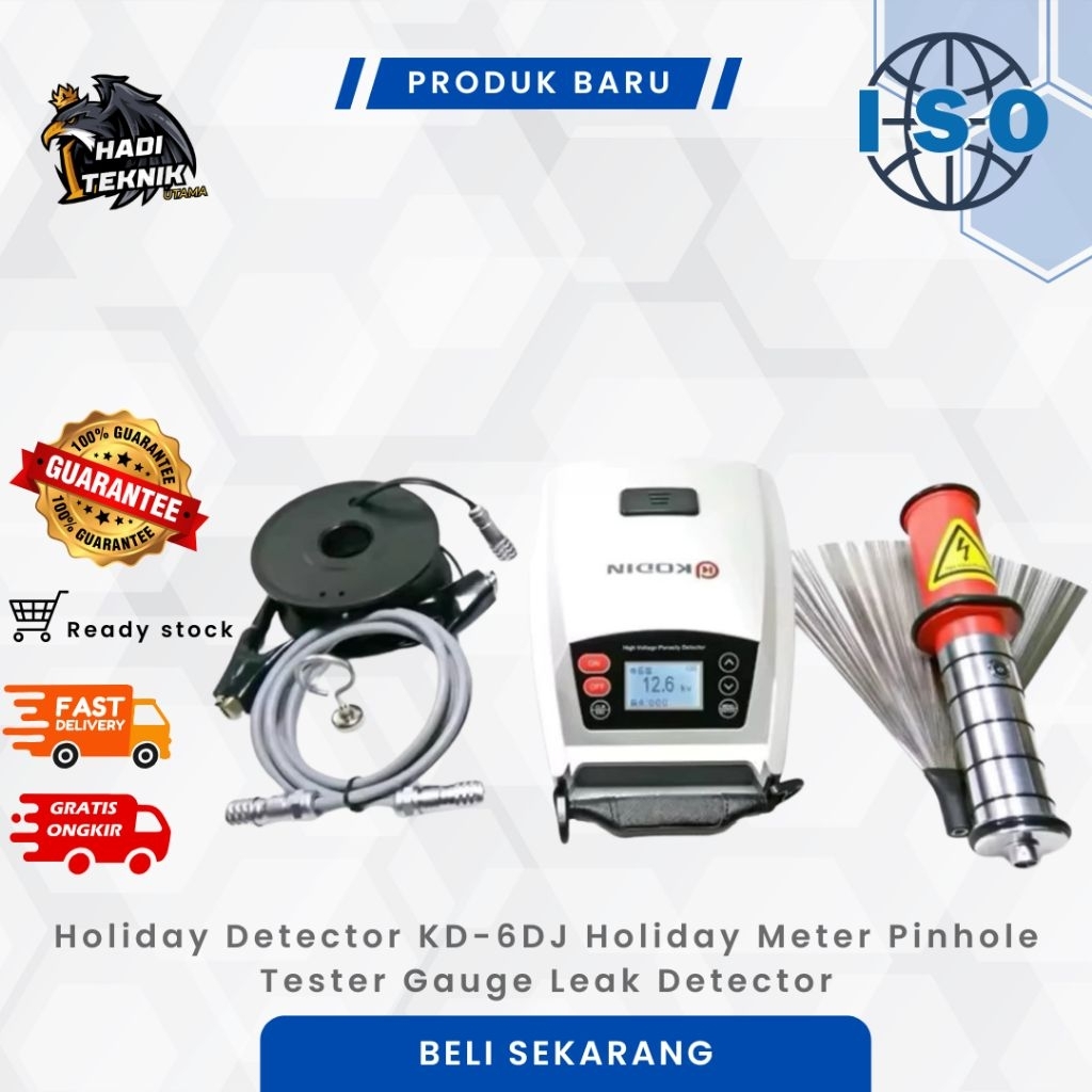Holiday Detector KD-6DJ Holiday Meter Pinhole Tester Gauge Leak Detector