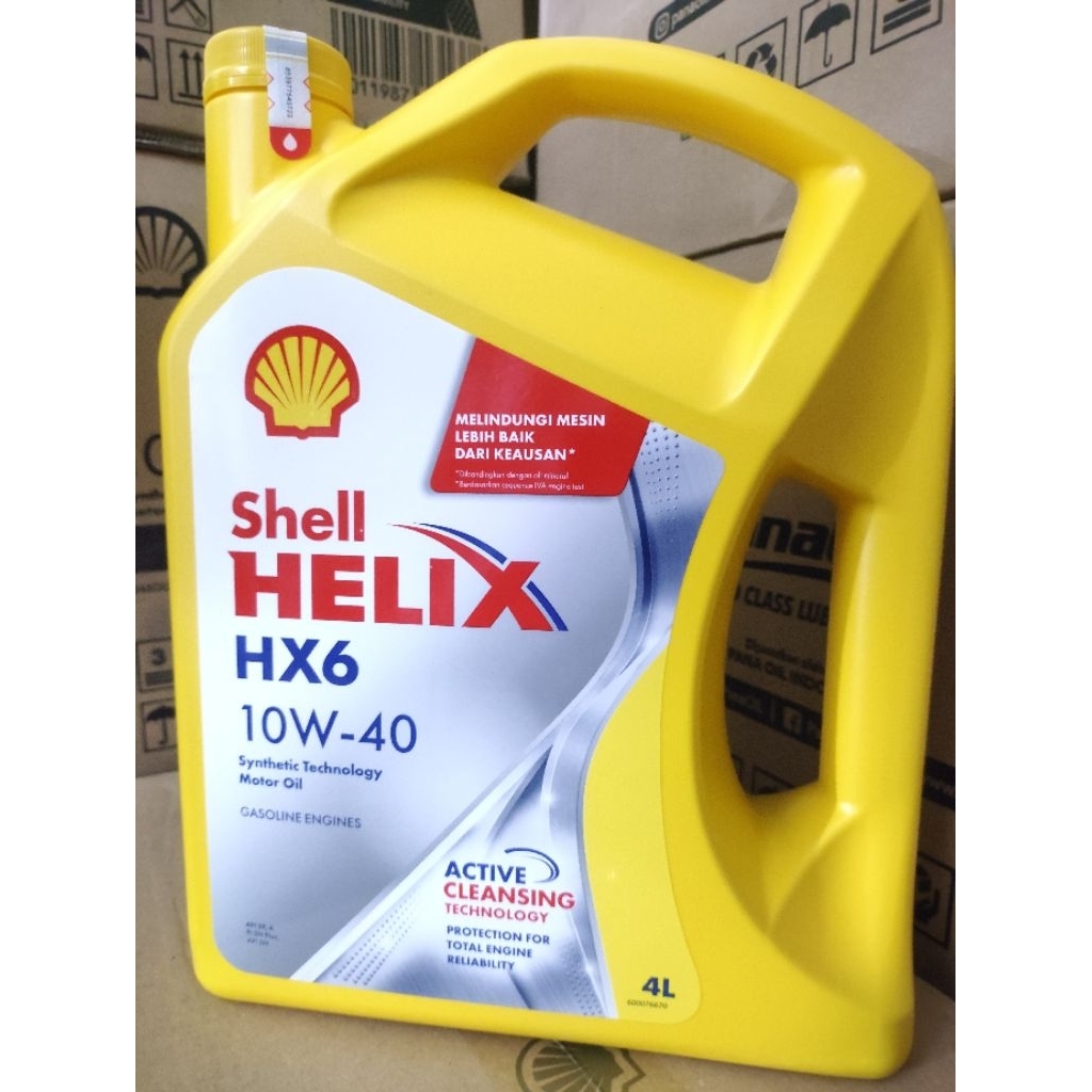 Oli Mesin Mobil Diesel&Bensin Synthetic Shell Helix HX5 15W 40 & HX6 10W 40 Original 100% Distributo