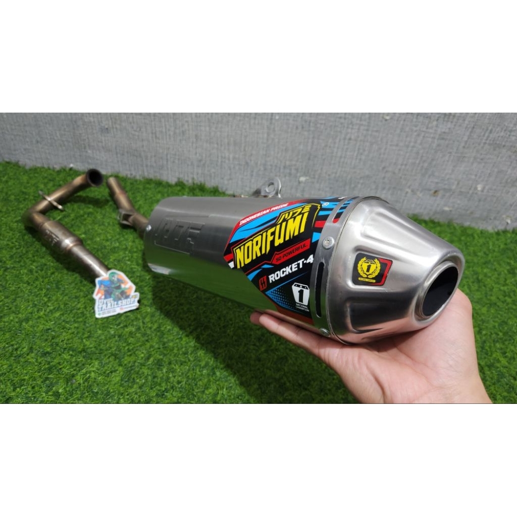 KNALPOT SECOND NORIFUMI ROCKET 4 WR155 WR 155R STANDAR STAINLES