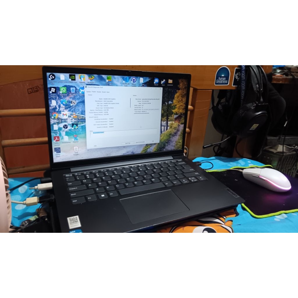 Laptop Lenovo V14 G2 intel i3 Gen 11, 700gb,Ram 12gb Nvidia MX350