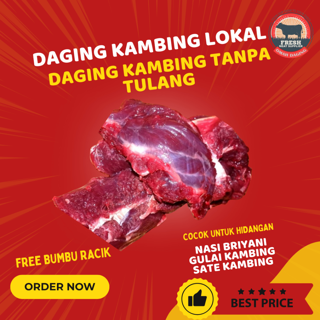 DAGING KAMBING / DAGING KAMBING MUDA / DAGING SATE KAMBING