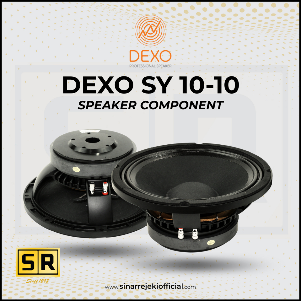 Speaker Component DEXO SY 10-10 10 Inch / Speker komponen DEXO 10 Inci