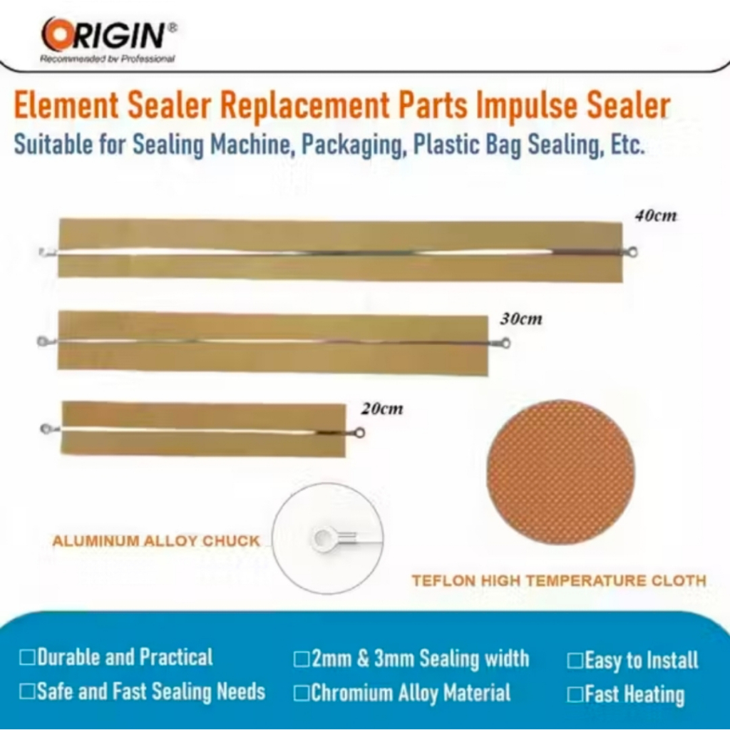 Elemen Pemanas Sealer Mesin Press Plastik