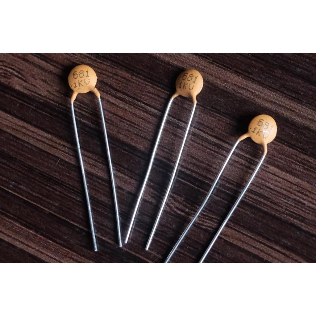 Capacitor 680pf Fender USA Custom Shop Guitars capacitors utk komponen Treble Bleed twang gitar tele