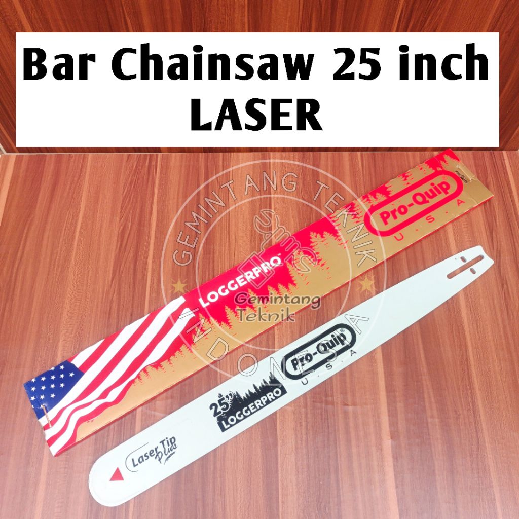 Bar Senso 25 Inch Baja 42 Mata Merk PRO-QUIP ORIGINAL / Bar Chainsaw 25 inch Baja 42 Mata Merk PRO-Q