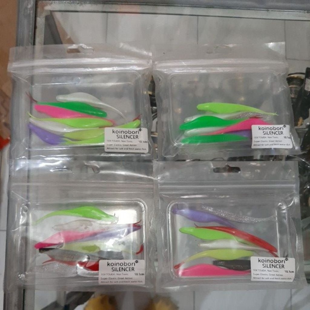 koinobori soft lure silincer 10.1cm (1pack 8pc)