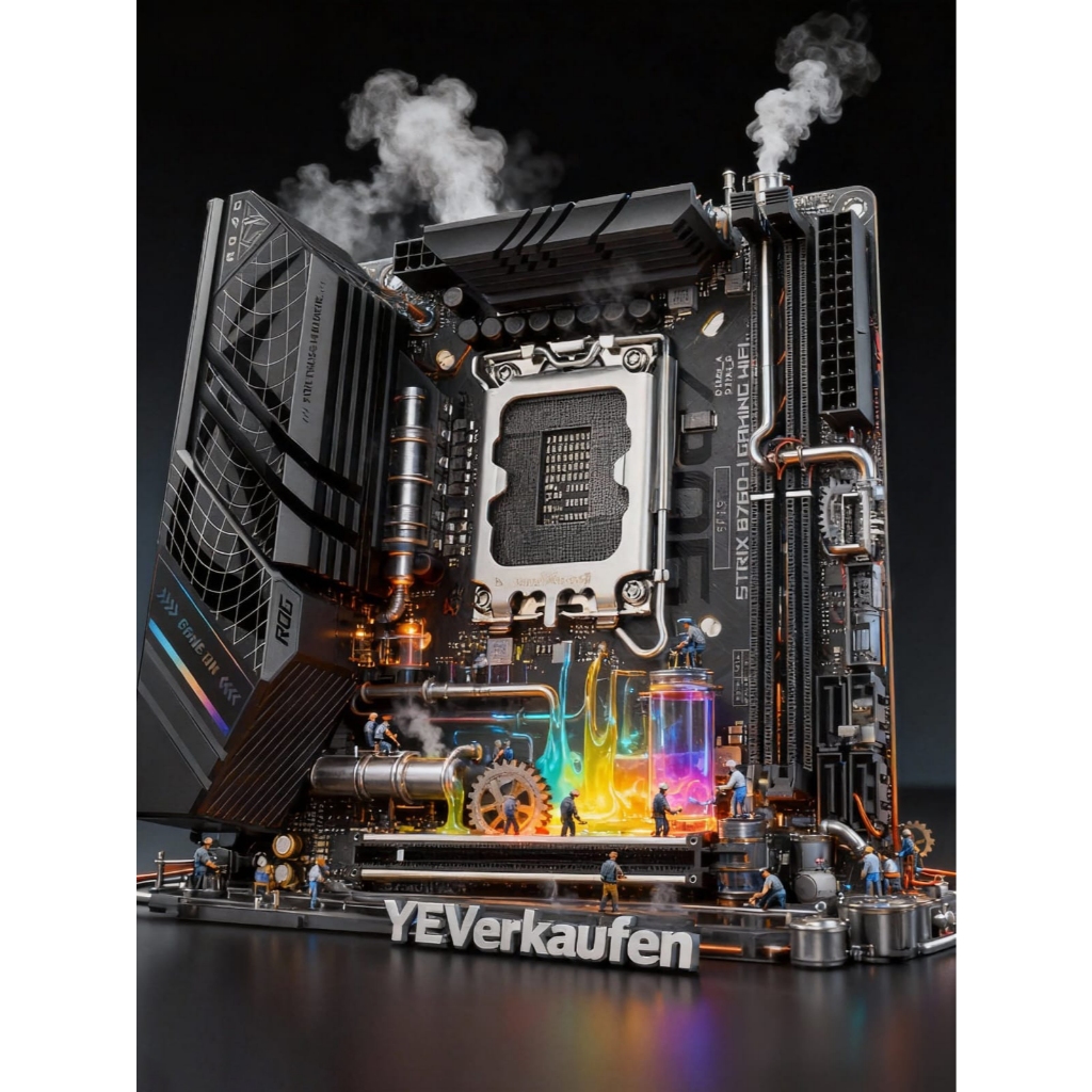 Motherboard R09 Strix B760-I Gaming WiFi – Mini-ITX LGA1700 Bekas Normal