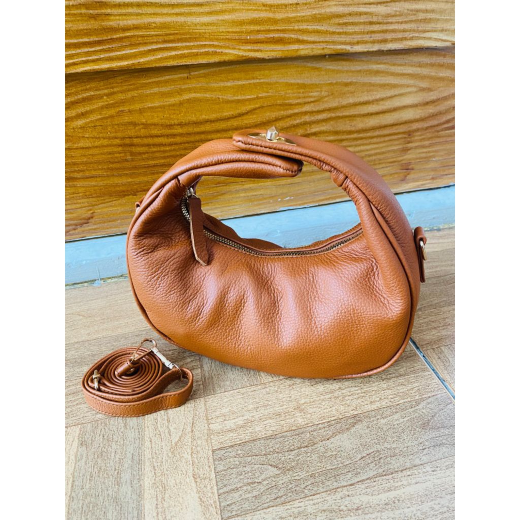 Tas Wanita Kulit Asli Premium 2in1 Handbag Slingbag Tas Selempang Tas Tenteng Tas Tangan Tas Lucu Un