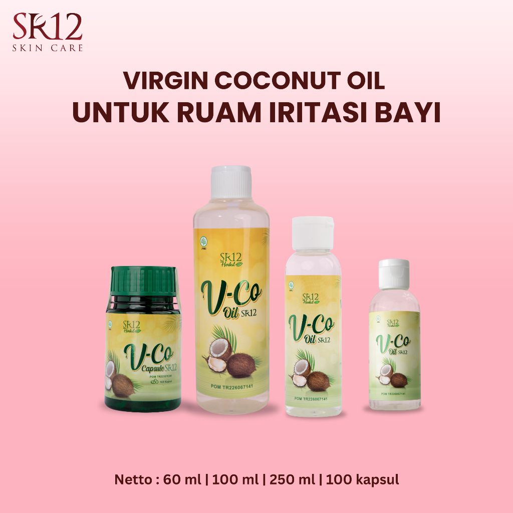 VCO SR12 Untuk Mengatasi Ruam Iritasi Bayi