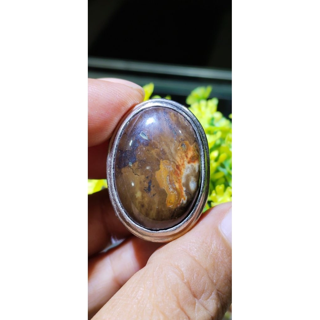 natural cincin batu garut pancawarna edong. cincin batu garut