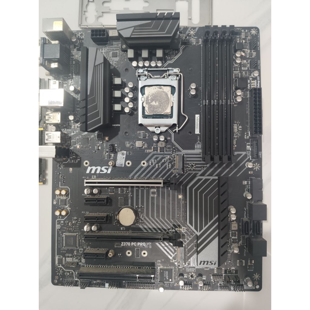 PAKET MOBO MSI Z370 PC PRO + I7 9700K + DDR4 32GB ( 4X8)